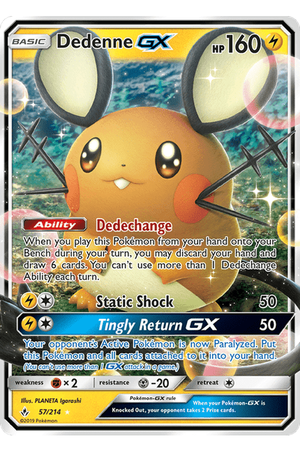 057 / 214 Dedenne-GX - Ultra Rare - Collectible Madness