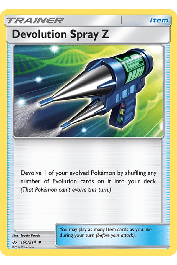 166 / 214 Devolution Spray Z - Uncommon - Collectible Madness