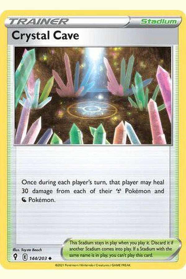 144/203 Crystal Cave - Uncommon - Collectible Madness