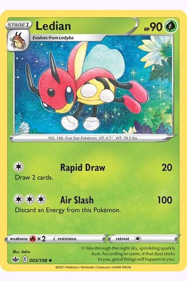 005/198 Ledian - Uncommon - Collectible Madness