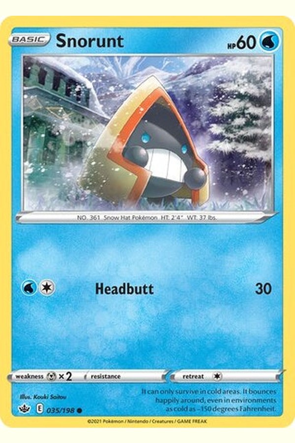 035/198 Snorunt - Common Reverse Holo - Collectible Madness