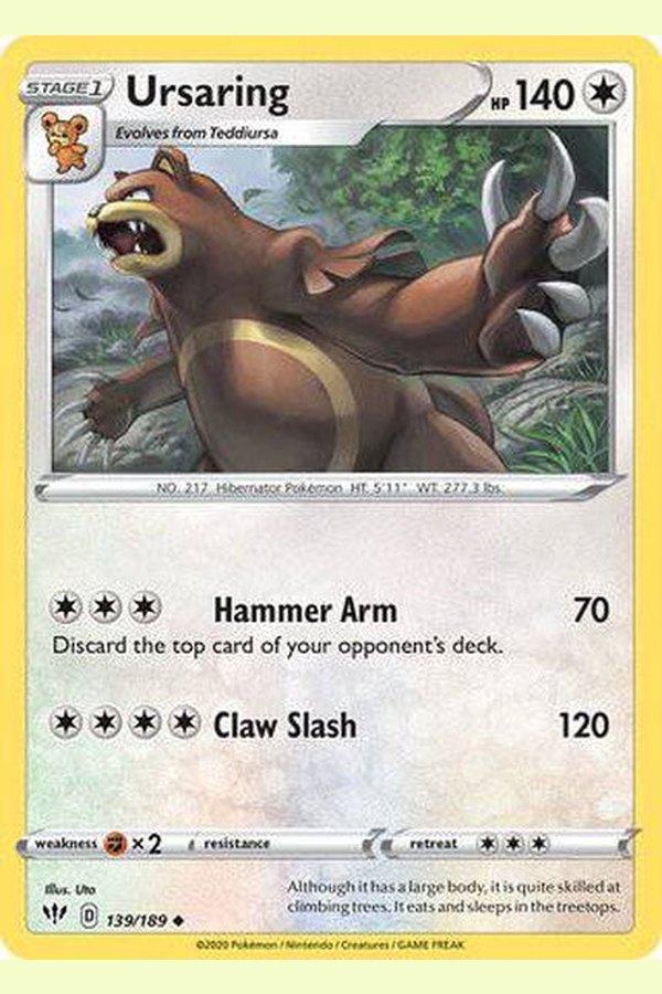 139/189 Ursaring - Uncommon - Collectible Madness