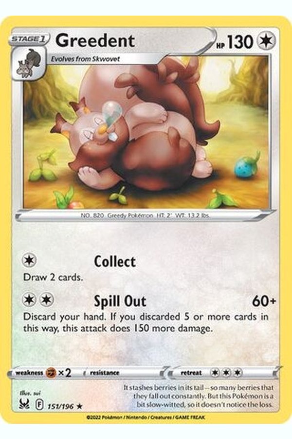 151/196 Greedent - Rare
