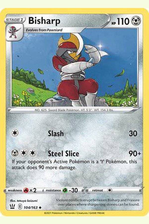 104/163 Bisharp - Uncommon - Collectible Madness