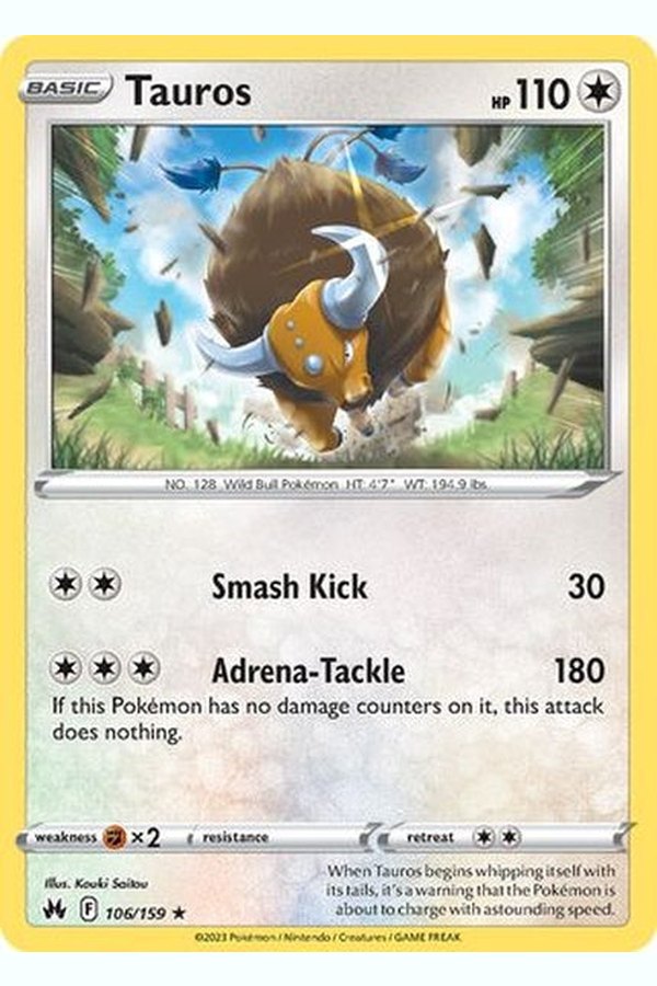 106/159 Tauros - Rare