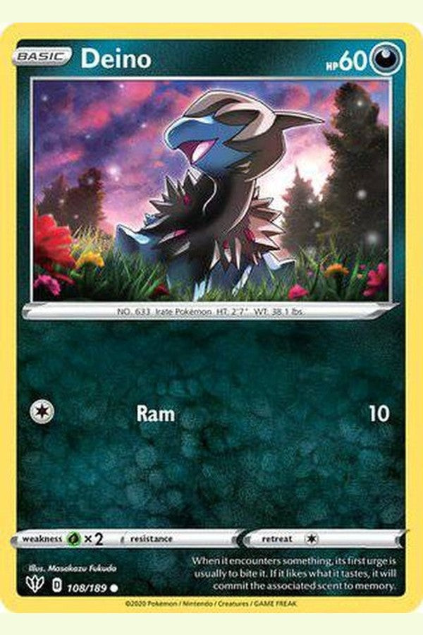 108/189 Deino - Common - Collectible Madness