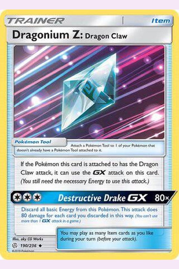190/236 Dragonium Z: Dragon Claw - Uncommon - Collectible Madness