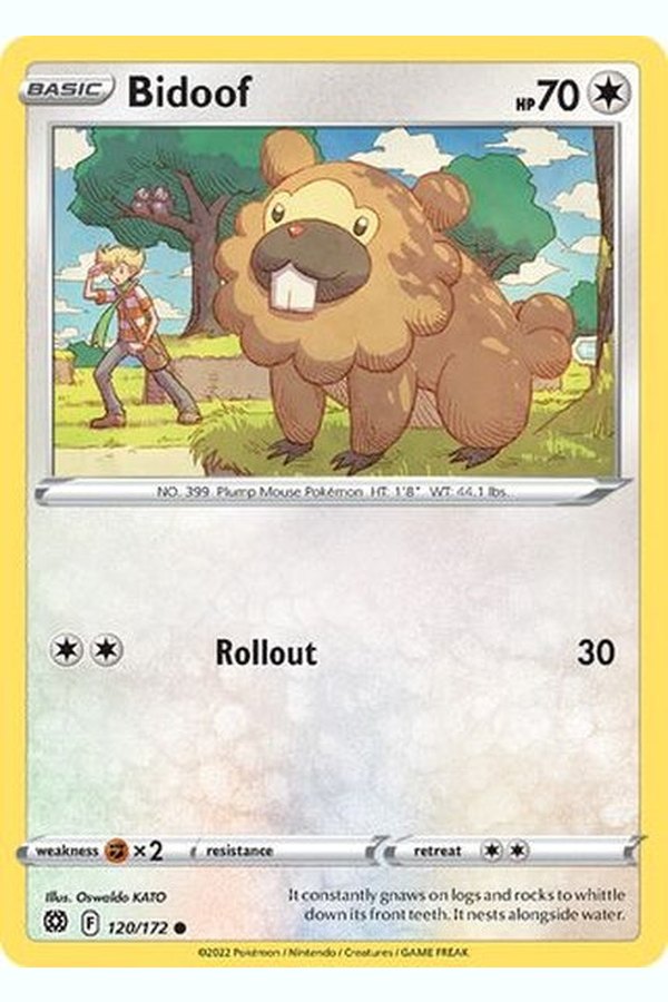 120/172 Bidoof - Common - Collectible Madness