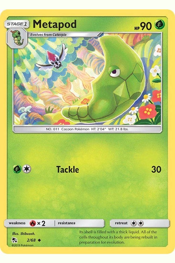 02/ 68 Metapod - Uncommon - Collectible Madness