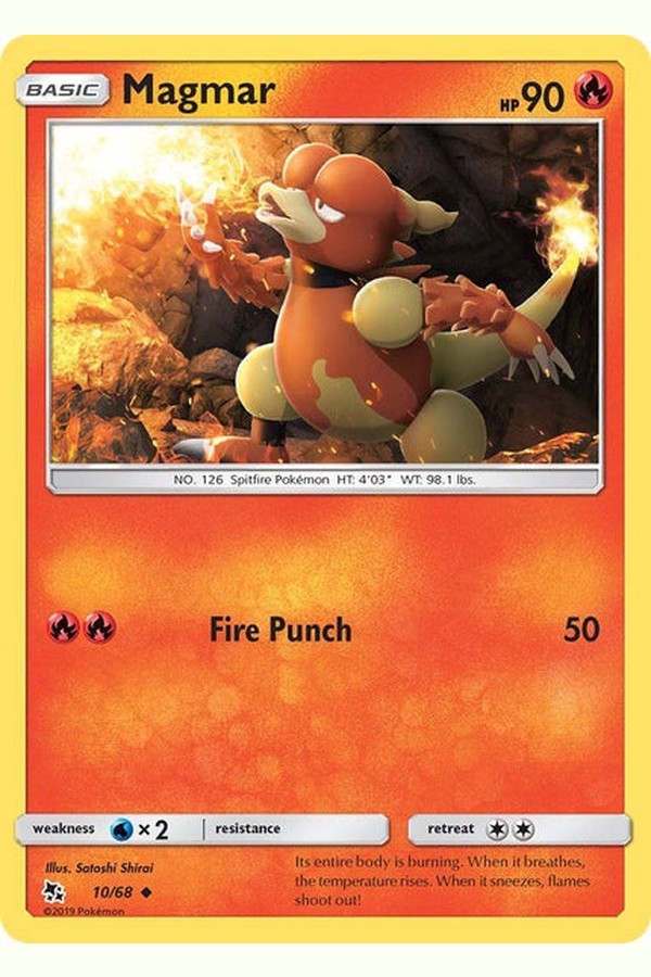 10/ 68 Magmar - Uncommon - Collectible Madness