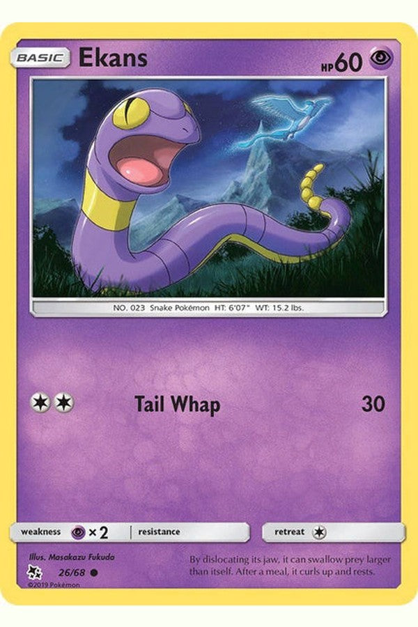 26/ 68 Ekans - Common Reverse Holo - Collectible Madness