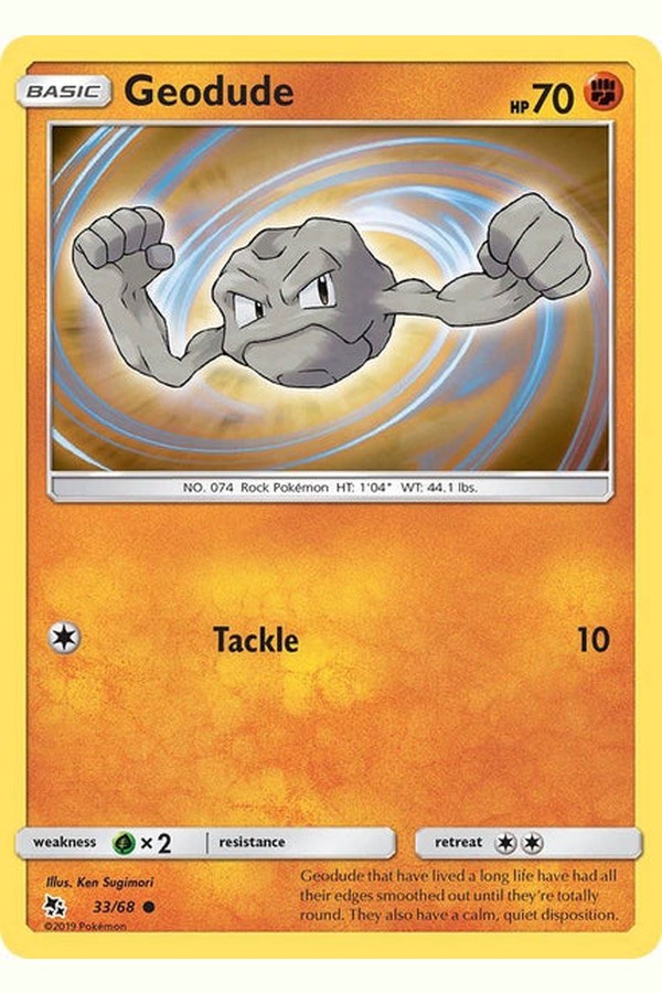 33/ 68 Geodude - Common - Collectible Madness