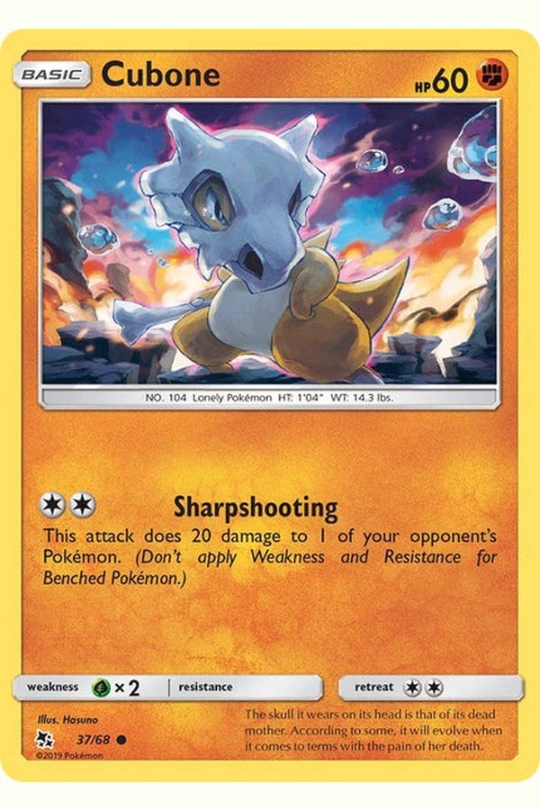 37/ 68 Cubone - Common - Collectible Madness