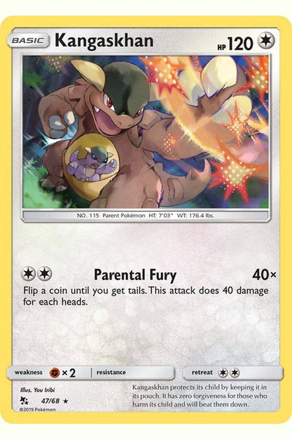 47/ 68 Kangaskhan - Rare Reverse Holo - Collectible Madness