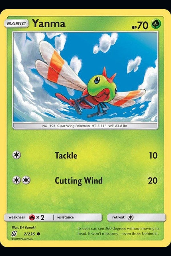 002/ 236 Yanma - Common - Collectible Madness