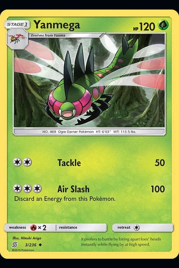 Yanmega Uncommon Card - 003/236 | Collectible Madness