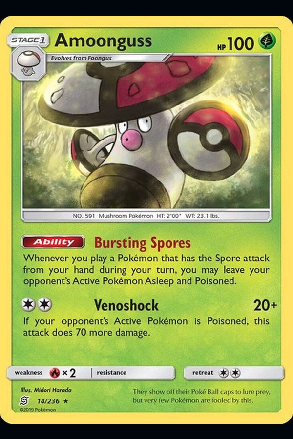 014/ 236 Amoonguss - Rare - Collectible Madness