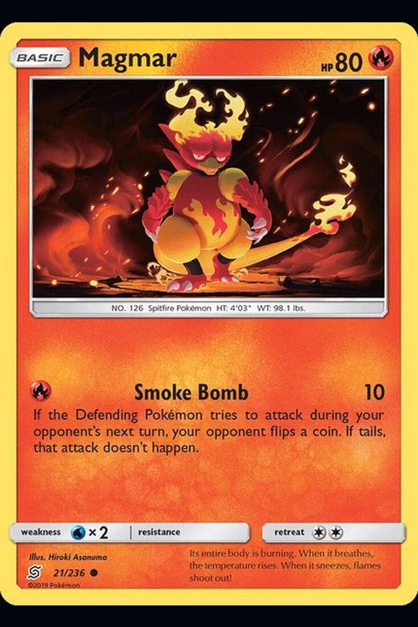 021/ 236 Magmar - Common - Collectible Madness