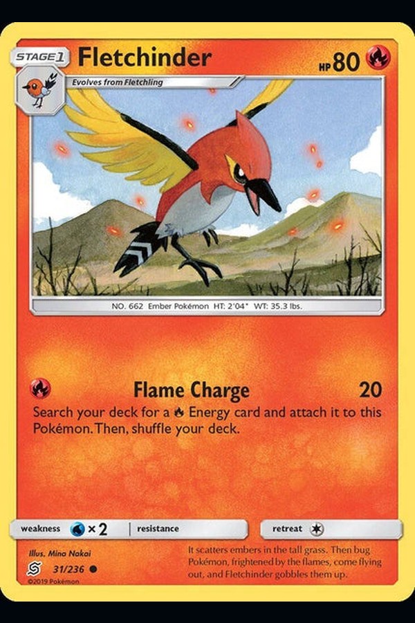 031/ 236 Fletchinder - Common - Collectible Madness