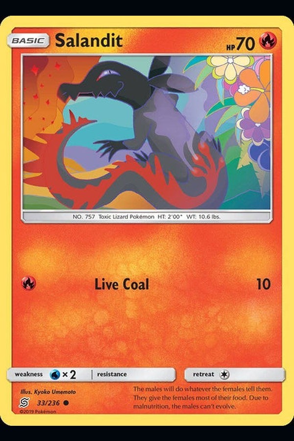 033/ 236 Salandit - Common - Collectible Madness