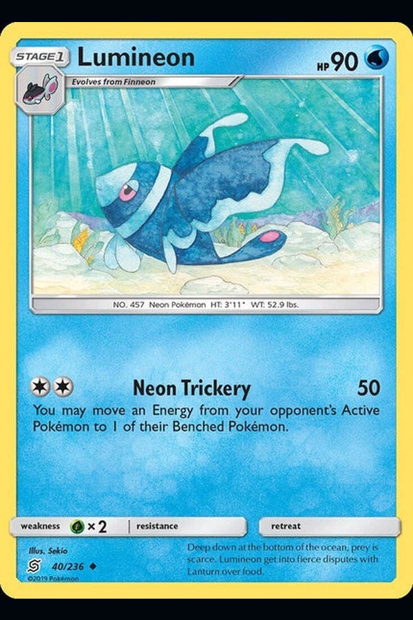 040/ 236 Lumineon - Uncommon - Collectible Madness