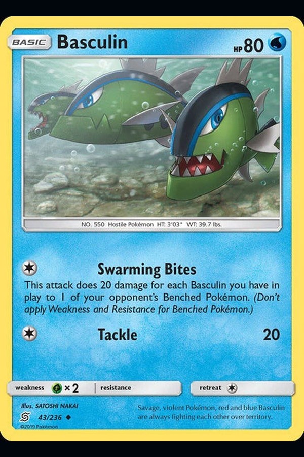 043/ 236 Basculin - Uncommon - Collectible Madness