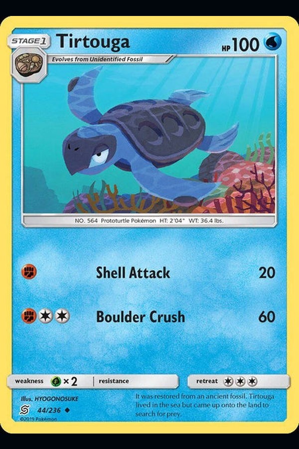 044/ 236 Tirtouga - Uncommon - Collectible Madness