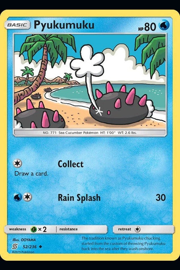 052/ 236 Pyukumuku - Uncommon - Collectible Madness