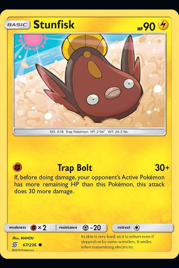 067/ 236 Stunfisk - Common Reverse Holo - Collectible Madness