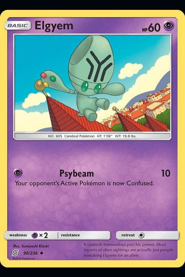 090/ 236 Elgyem - Uncommon - Collectible Madness