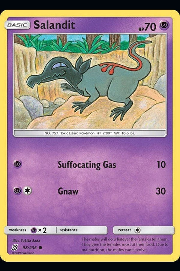 098/ 236 Salandit - Common Reverse Holo - Collectible Madness