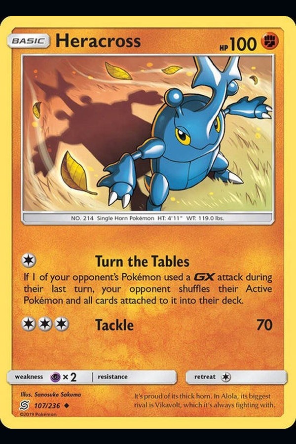 107/ 236 Heracross - Uncommon - Collectible Madness