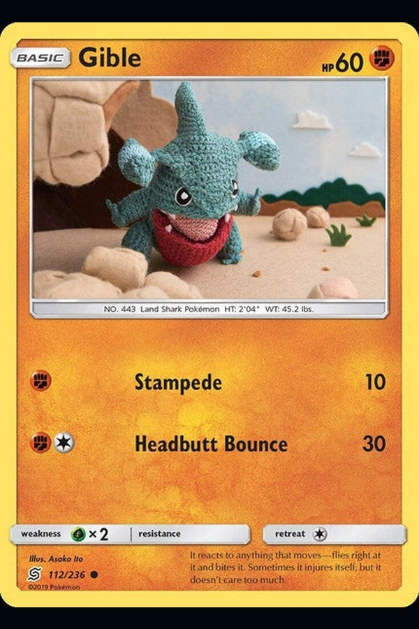 112/ 236 Gible - Common - Collectible Madness