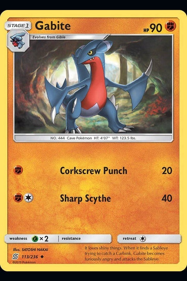 113/ 236 Gabite - Uncommon - Collectible Madness
