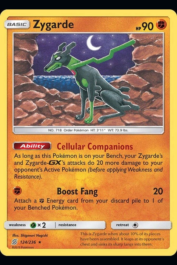 124/ 236 Zygarde - Rare - Collectible Madness