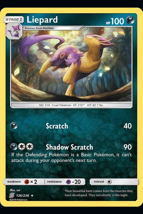 136/ 236 Liepard - Rare - Collectible Madness