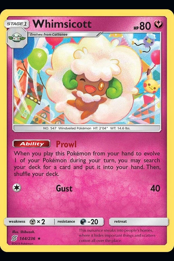 144/ 236 Whimsicott - Rare - Collectible Madness
