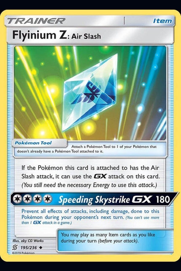 195/ 236 Flyinium Z: Air Slash - Uncommon - Collectible Madness
