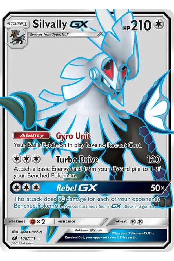 108/111 Silvally GX Full Art - Collectible Madness