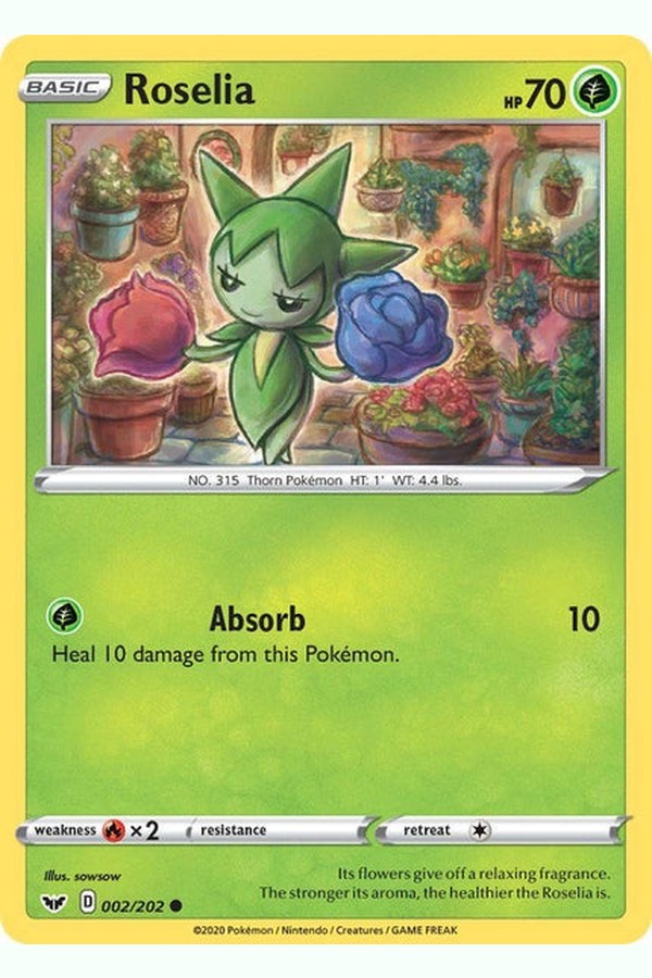 002 / 202 Roselia - Common - Collectible Madness