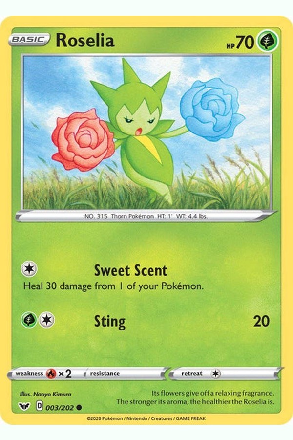 003 / 202 Roselia - Common - Collectible Madness