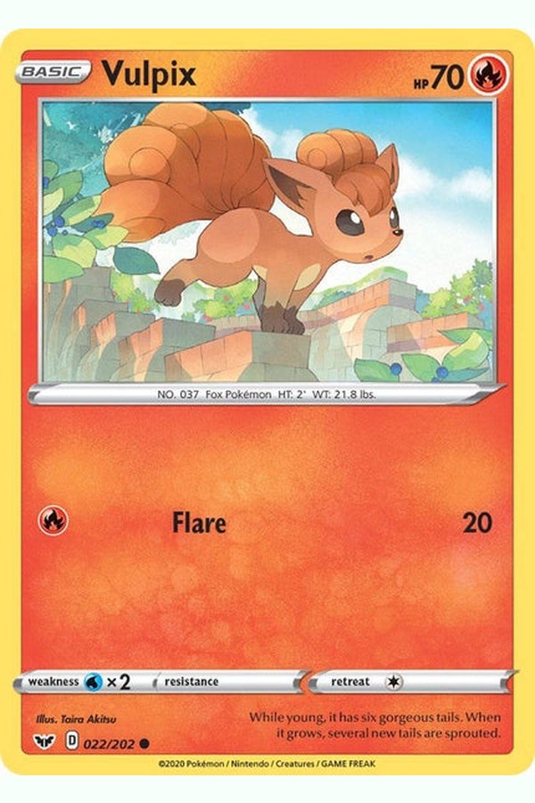 022 / 202 Vulpix - Common - Collectible Madness