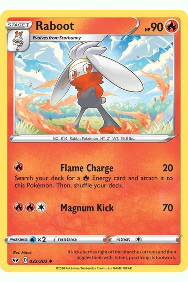 032 / 202 Raboot - Uncommon - Collectible Madness