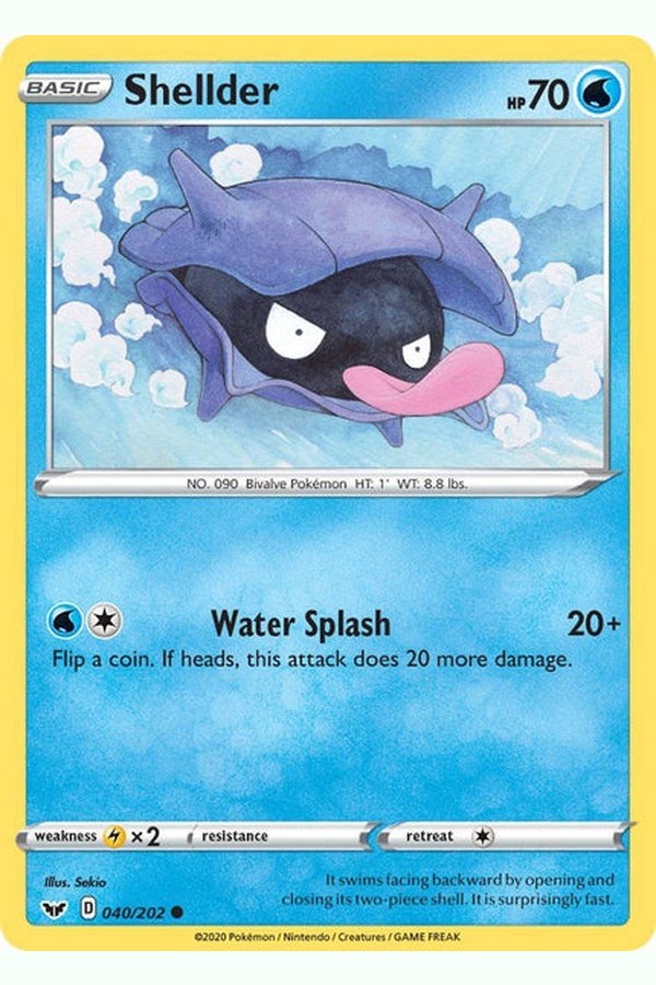 040 / 202 Shellder - Common - Collectible Madness