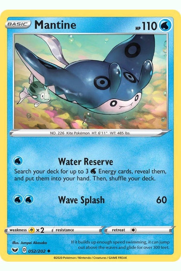 052 / 202 Mantine - Uncommon - Collectible Madness