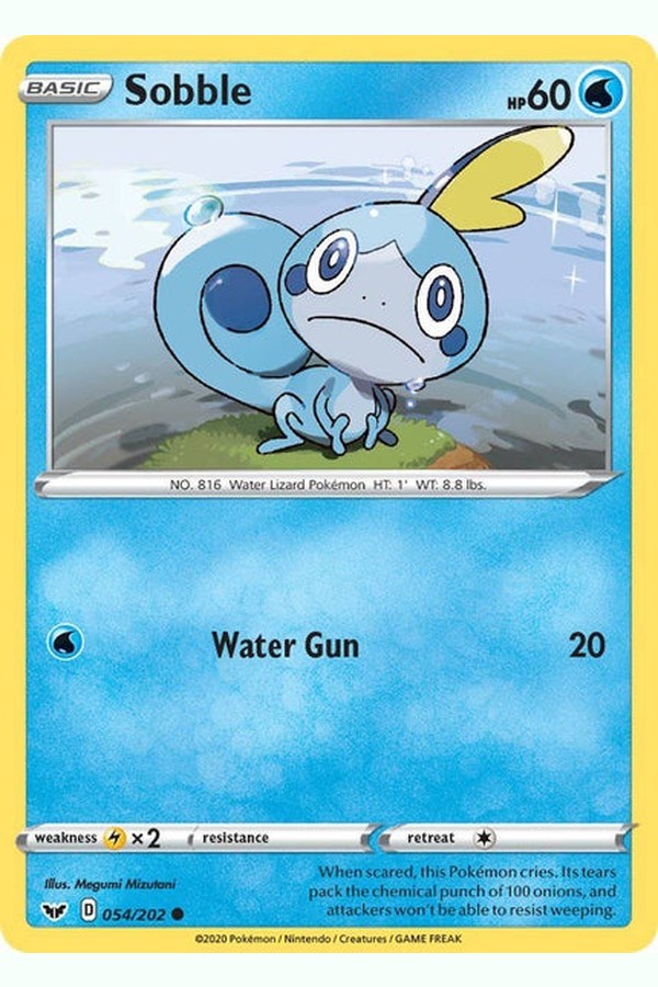 054 / 202 Sobble - Common - Collectible Madness