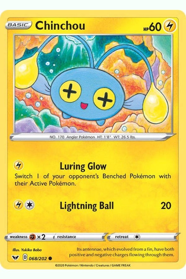 068 / 202 Chinchou - Common - Collectible Madness