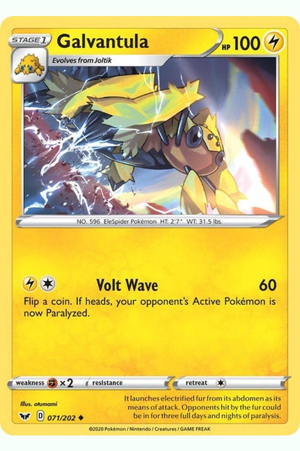 071 / 202 Galvantula - Uncommon - Collectible Madness