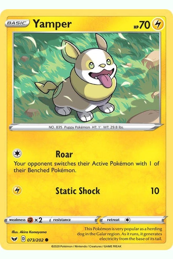 073 / 202 Yamper - Common - Collectible Madness