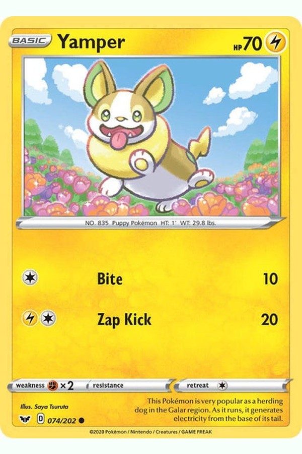074 / 202 Yamper - Common - Collectible Madness